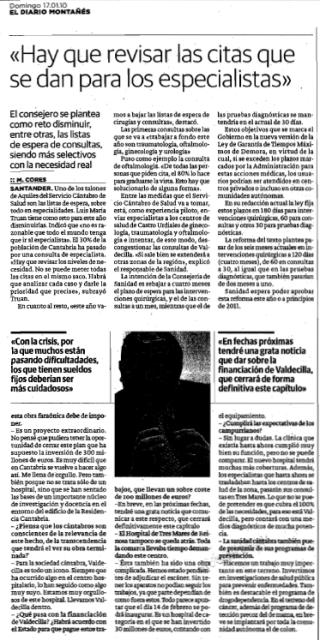 TITULAR DIARIO MONTAÑES